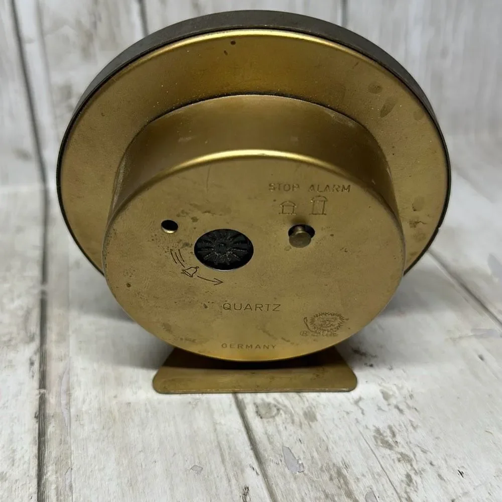 Vintage Jerger Quartz Alarm Clock‎ Made in Germany READ